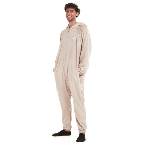 Snuggs Blanket Onesie Beige